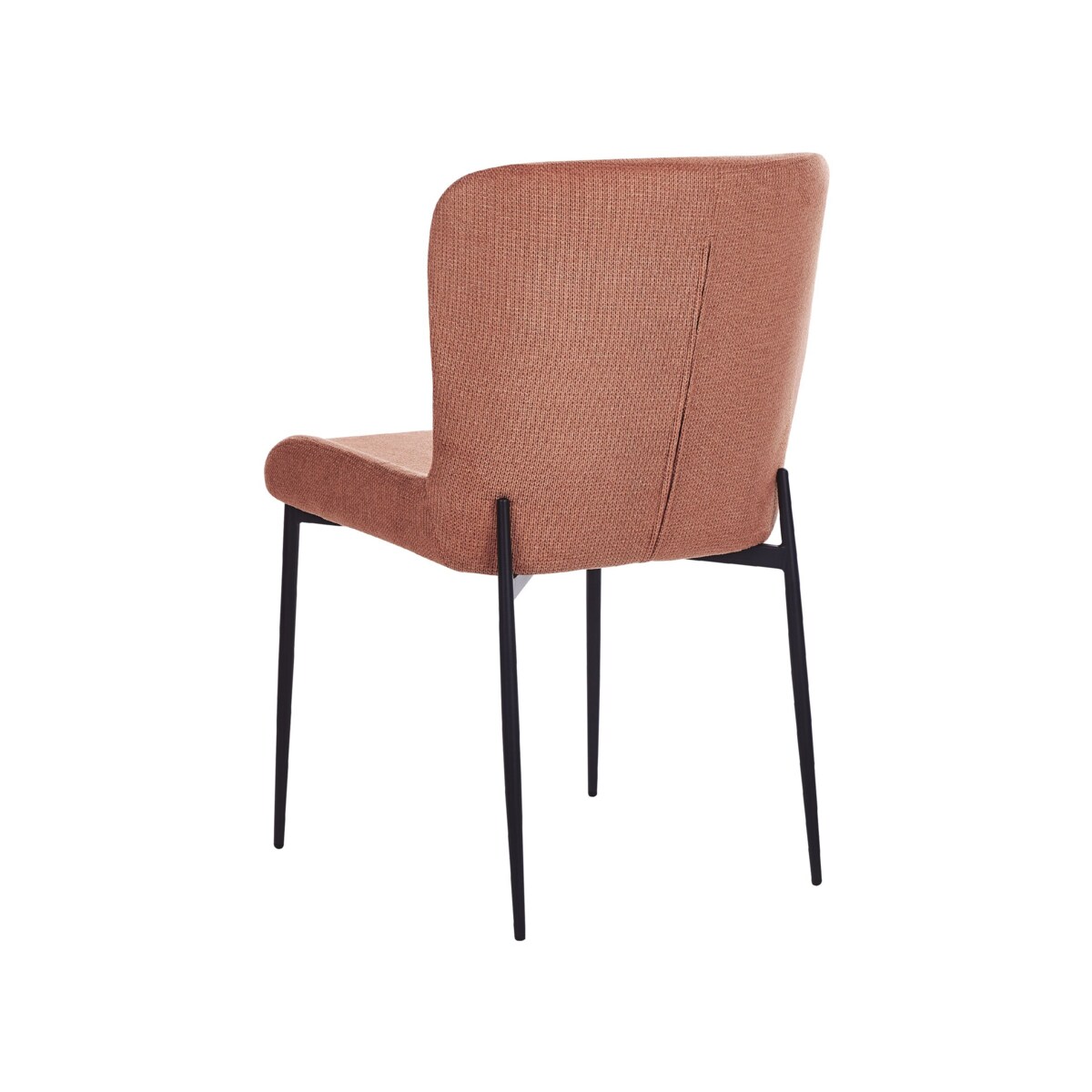 Zestaw 2 krzeseł do jadalni brązowy ADA