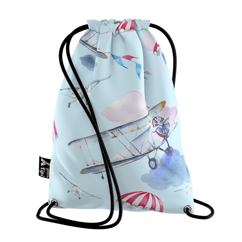 Worek plecak Kiddy, niebiesko-różowy, 28x40cm, Magic Collection