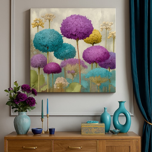 Obraz Canvas Rozkwit Barw 70cm x 70cm