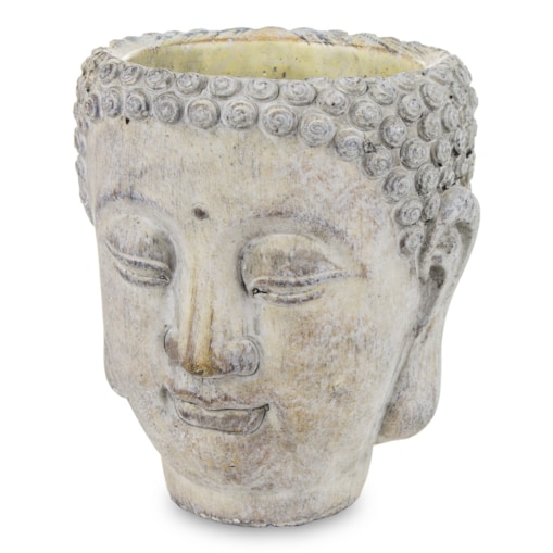 Osłonka cementowa Buddha 16x14x14 cm