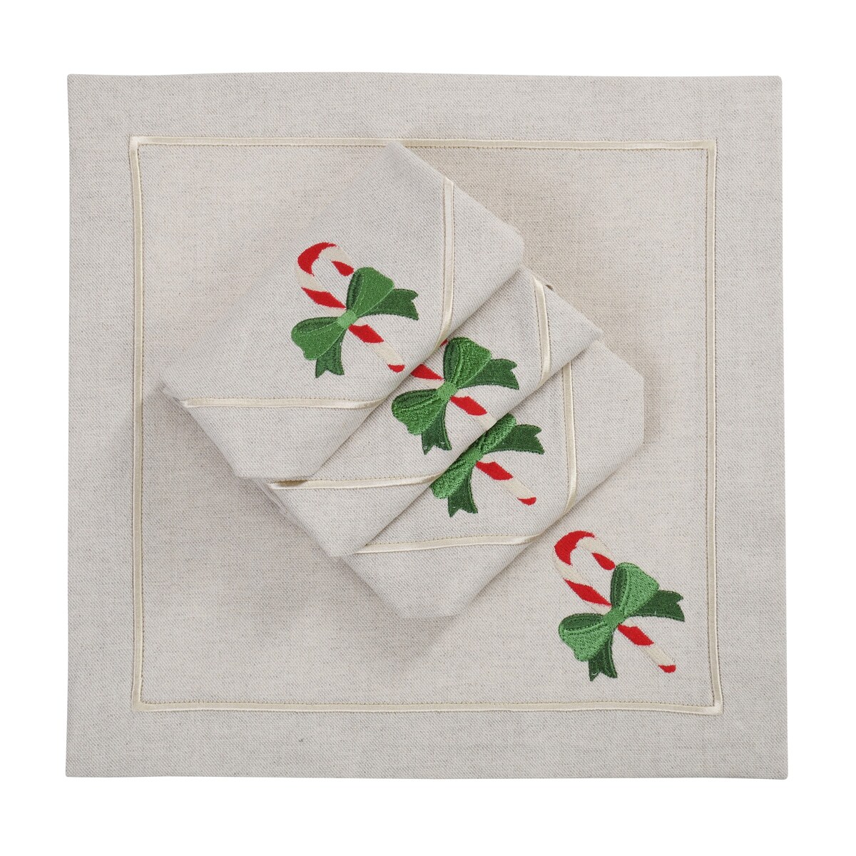 Serwetki Candy Cane Mirha - 6 sztuk