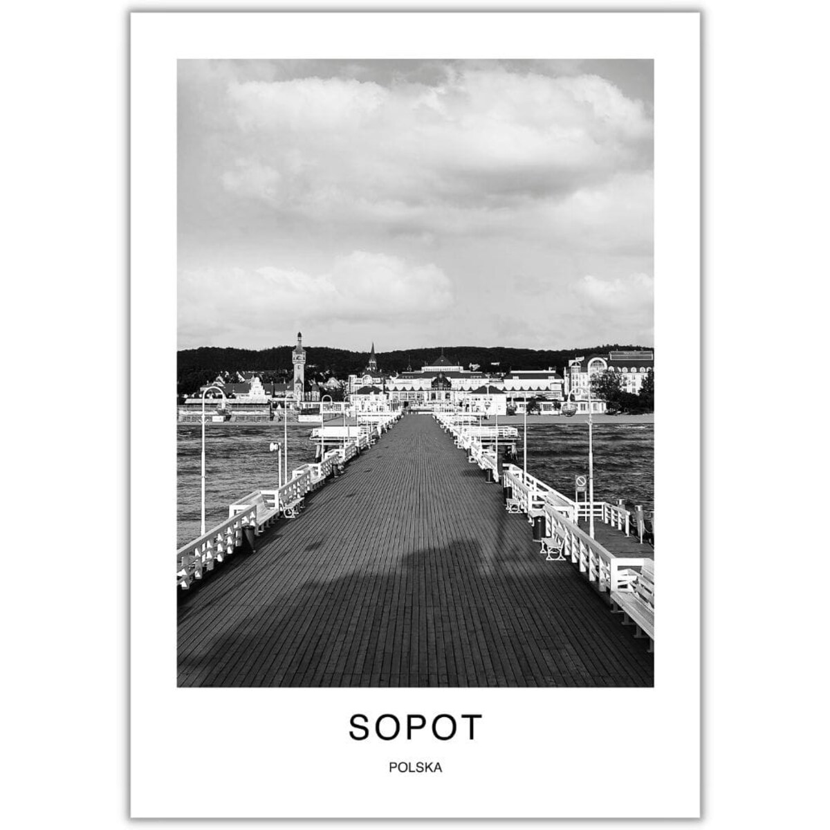 plakat sopot 70x100 cm