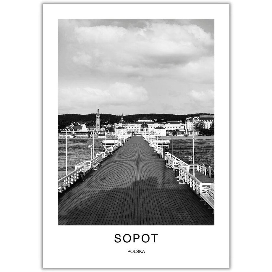 plakat sopot 70x100 cm