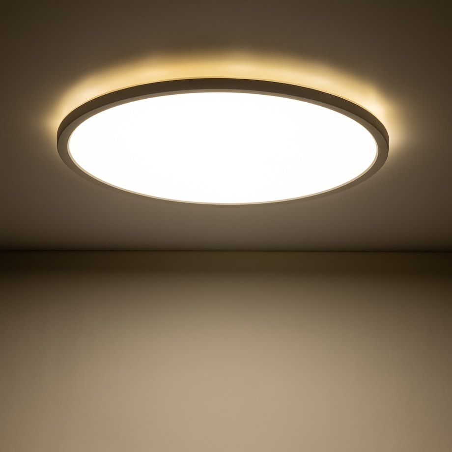 Plafon Łazienkowy Aqua Ip54 30Cm Biały 24W Led Zmienna Barwa 3000/4000/6500