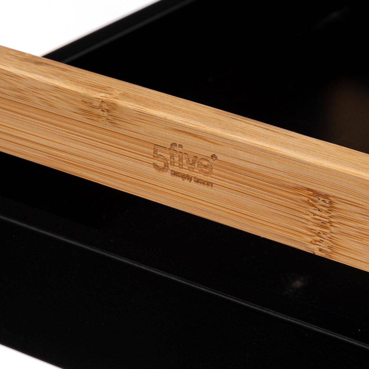 Regał łazienkowy Natureo, 3 półki z bambusa i MDF, 80 cm