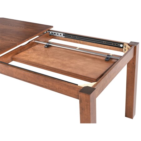 Stół do jadalni rozkładany MADURA Jesion ciemny 160/240 cm 90 cm