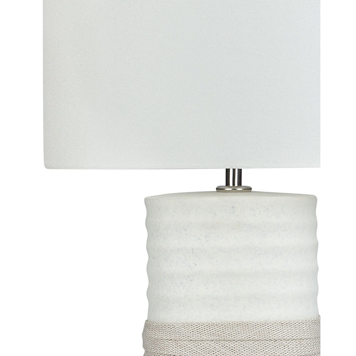 Lampka nocna porcelanowa beżowa NAVIA