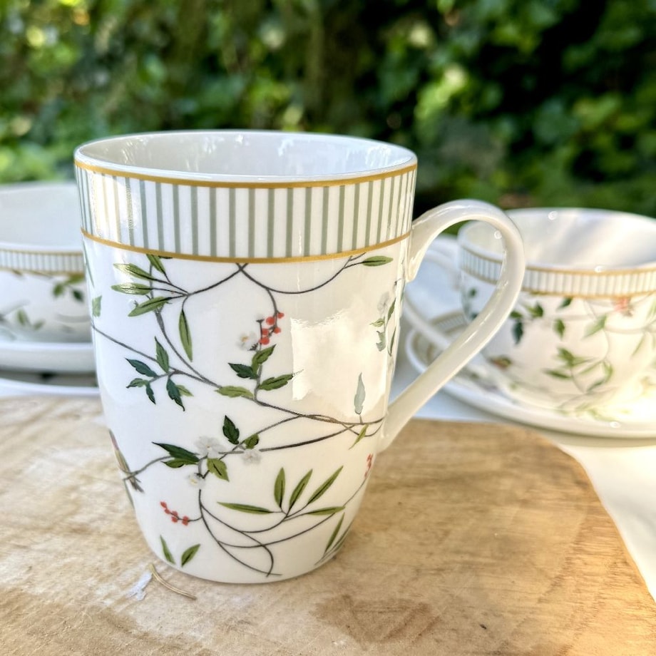 VILLA ITALIA Kubek porcelanowy 330 ml NORIKO WHITE