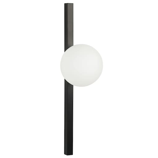 Lampa ścienna ISABELLA Czarny Metal