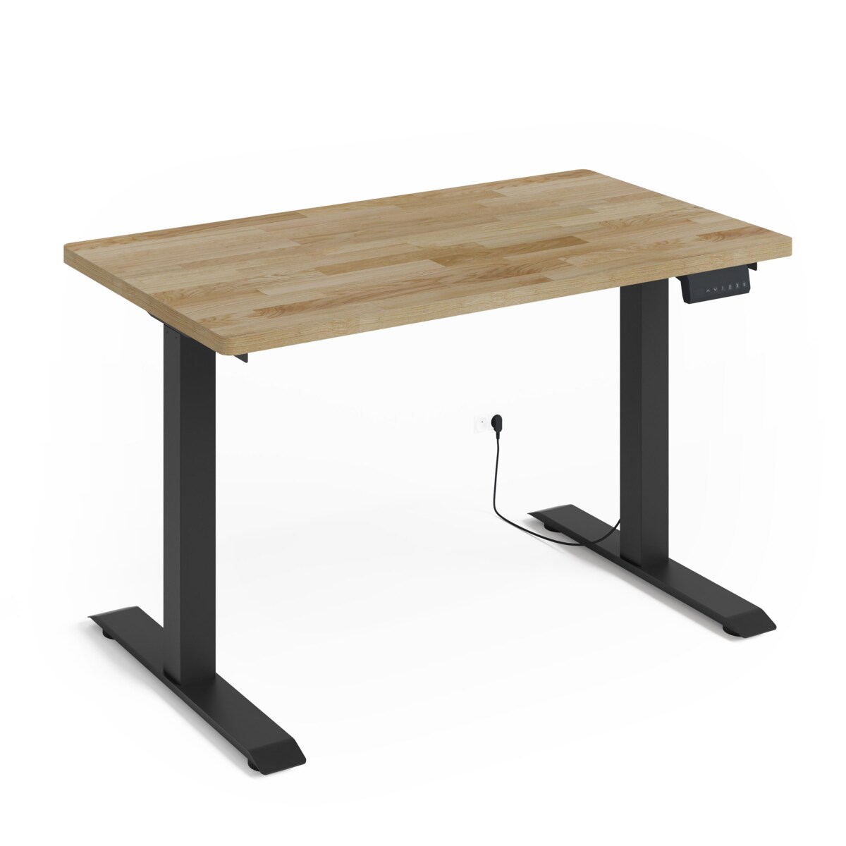 Biurko elektryczne z regulacją BIMotion 2S 120x65 czarny/dąb