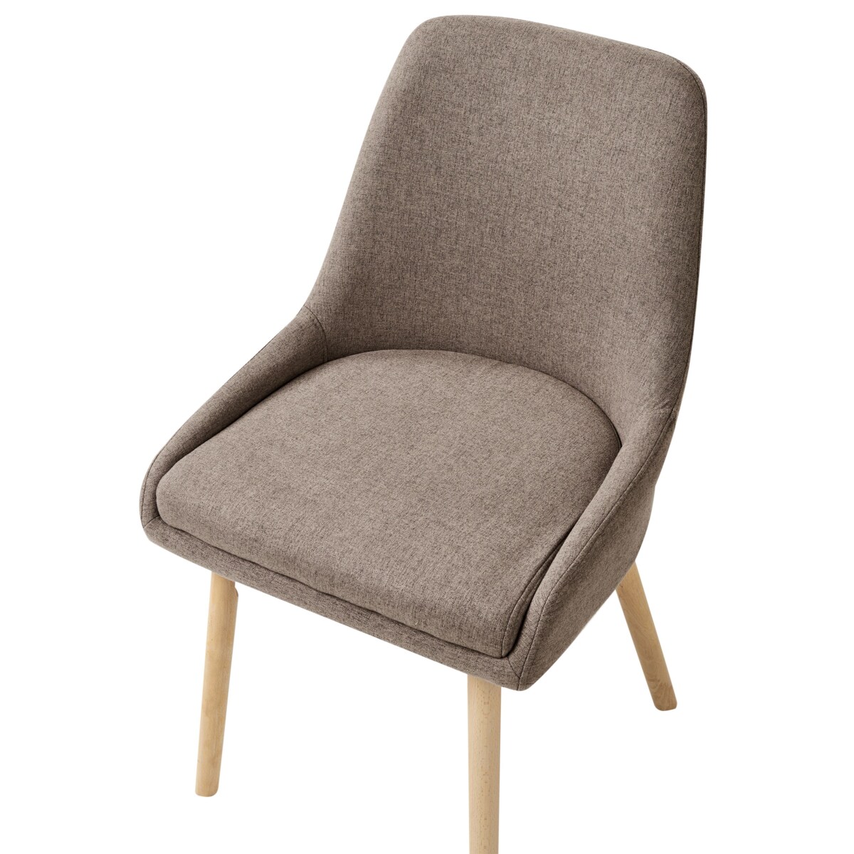 Zestaw 2 krzeseł do jadalni MELFORT Brązowy