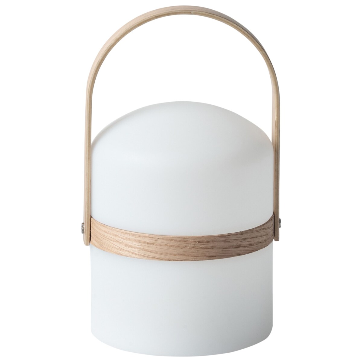 Lampa ogrodowa stołowa LED ESTERO 25 cm Z pilotem Złamana biel