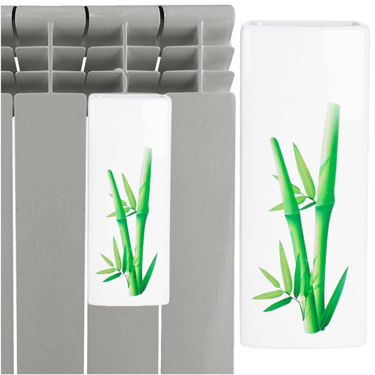 Nawilżacz Powietrza Na Kaloryfer Grzejnik Do Zawieszenia Pojemnik Kwiaty Bambus