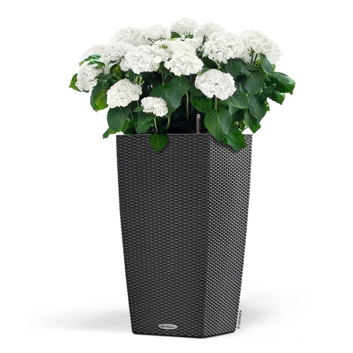 LECHUZA Doniczka CUBICO Cottage 40 ALL-IN-ONE, kolor granitu