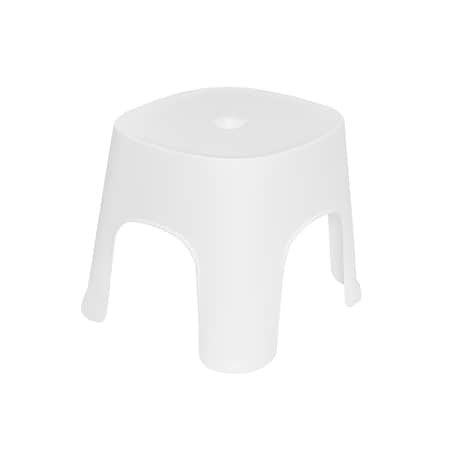 Krzesełko dla dzieci plastikowe białe stołek siedzisko