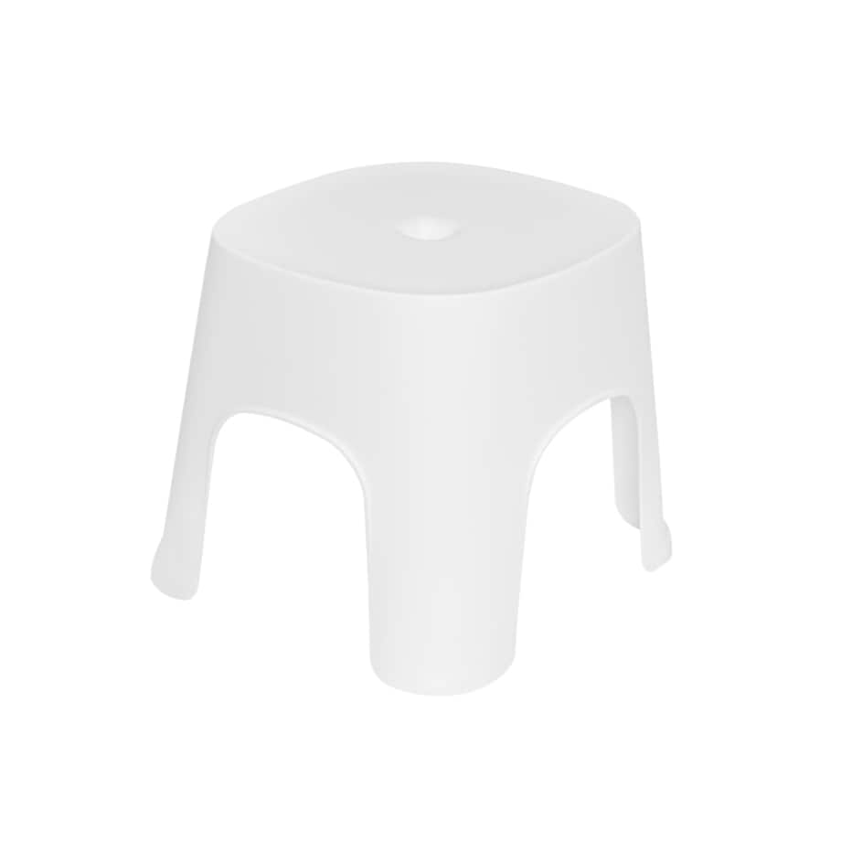 Krzesełko dla dzieci plastikowe białe stołek siedzisko