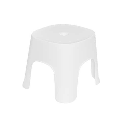 Krzesełko dla dzieci plastikowe białe stołek siedzisko