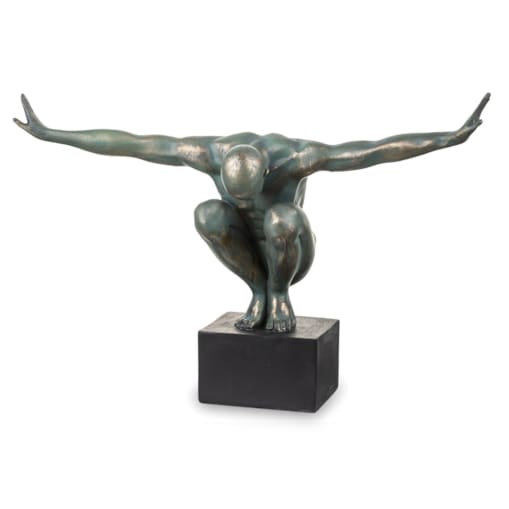 Dekoracja - figurka mężczyzny 31x49x15 cm UOMO