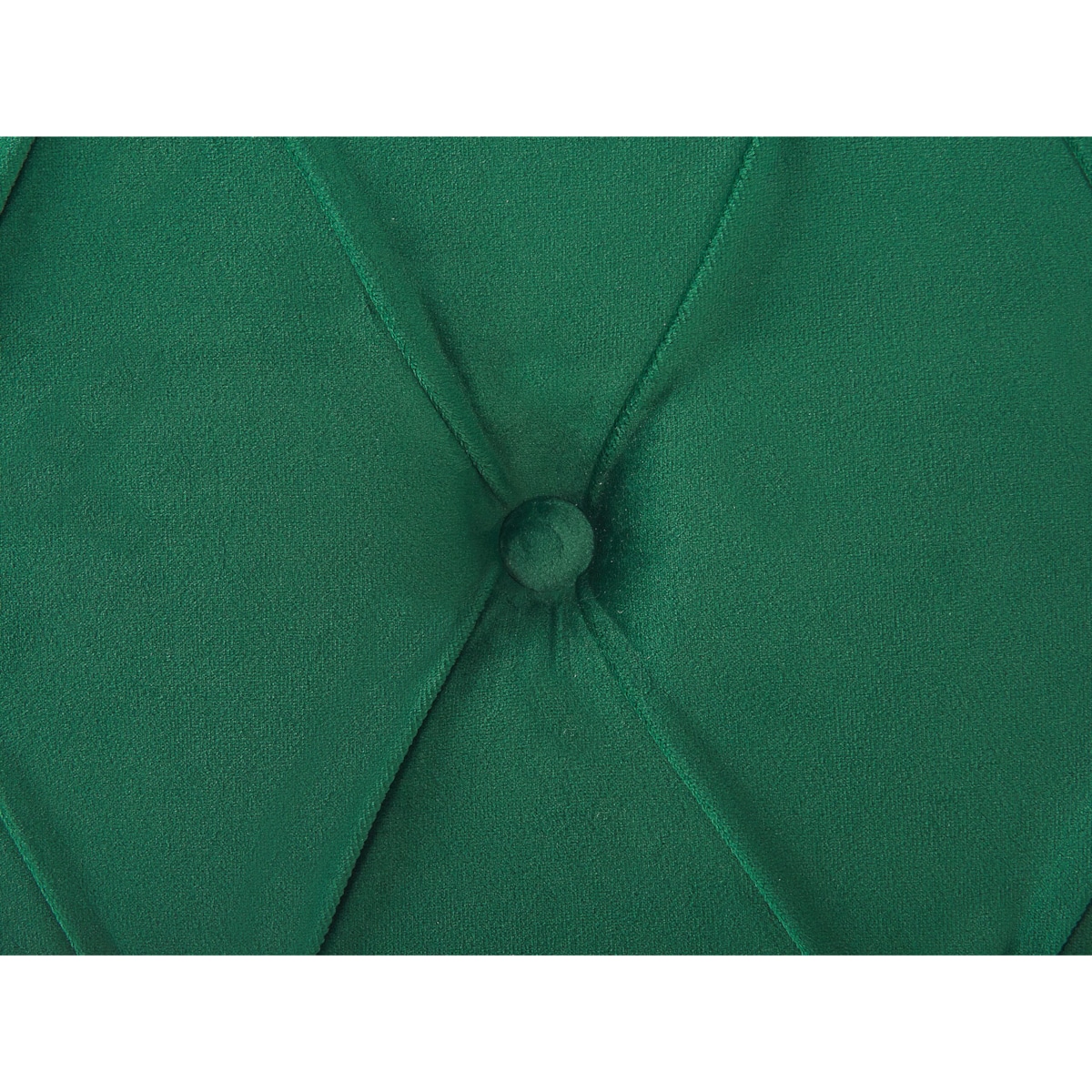 Łóżko welurowe 180 x 200 cm zielone AVALLON