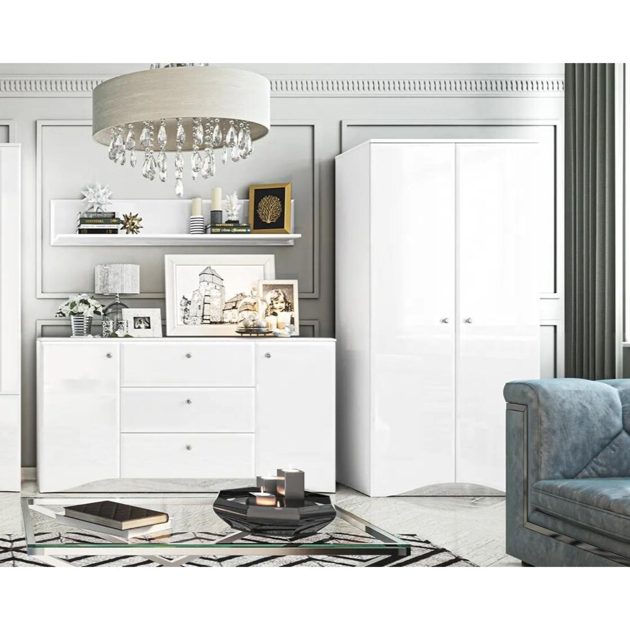 Szafa BLANC 08 2D biały połysk