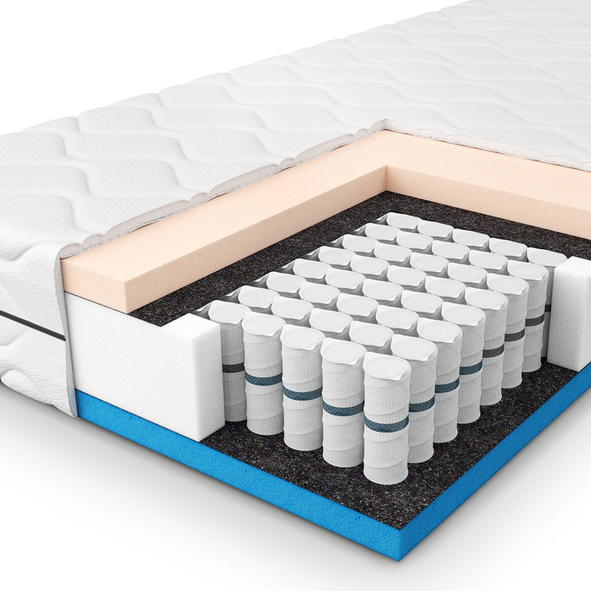 Materac 180x200 sprężynowy twardy SOLID SUPPORT PAN MATERAC