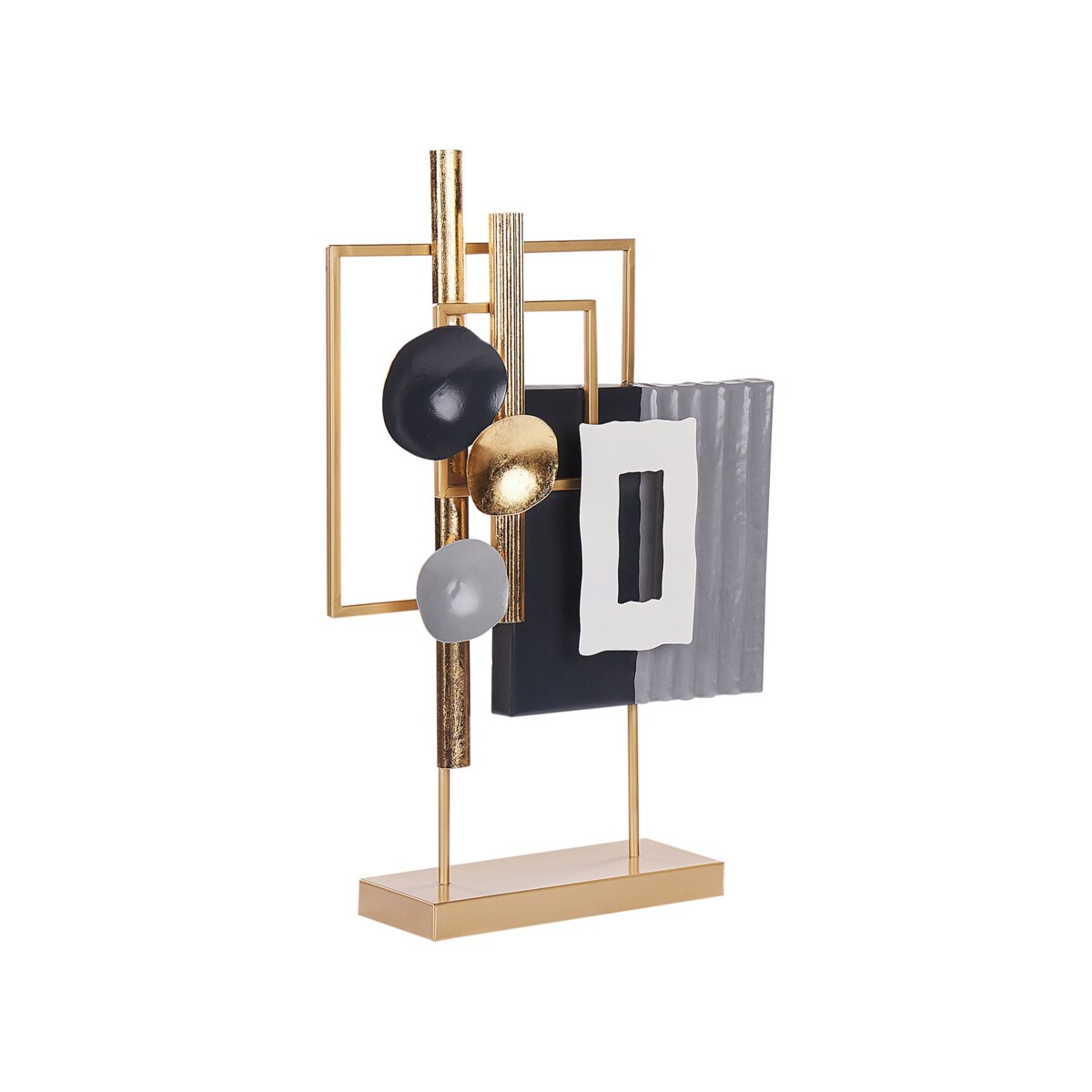 Dekoracyjna rzeźba metalowa złota SULFUR