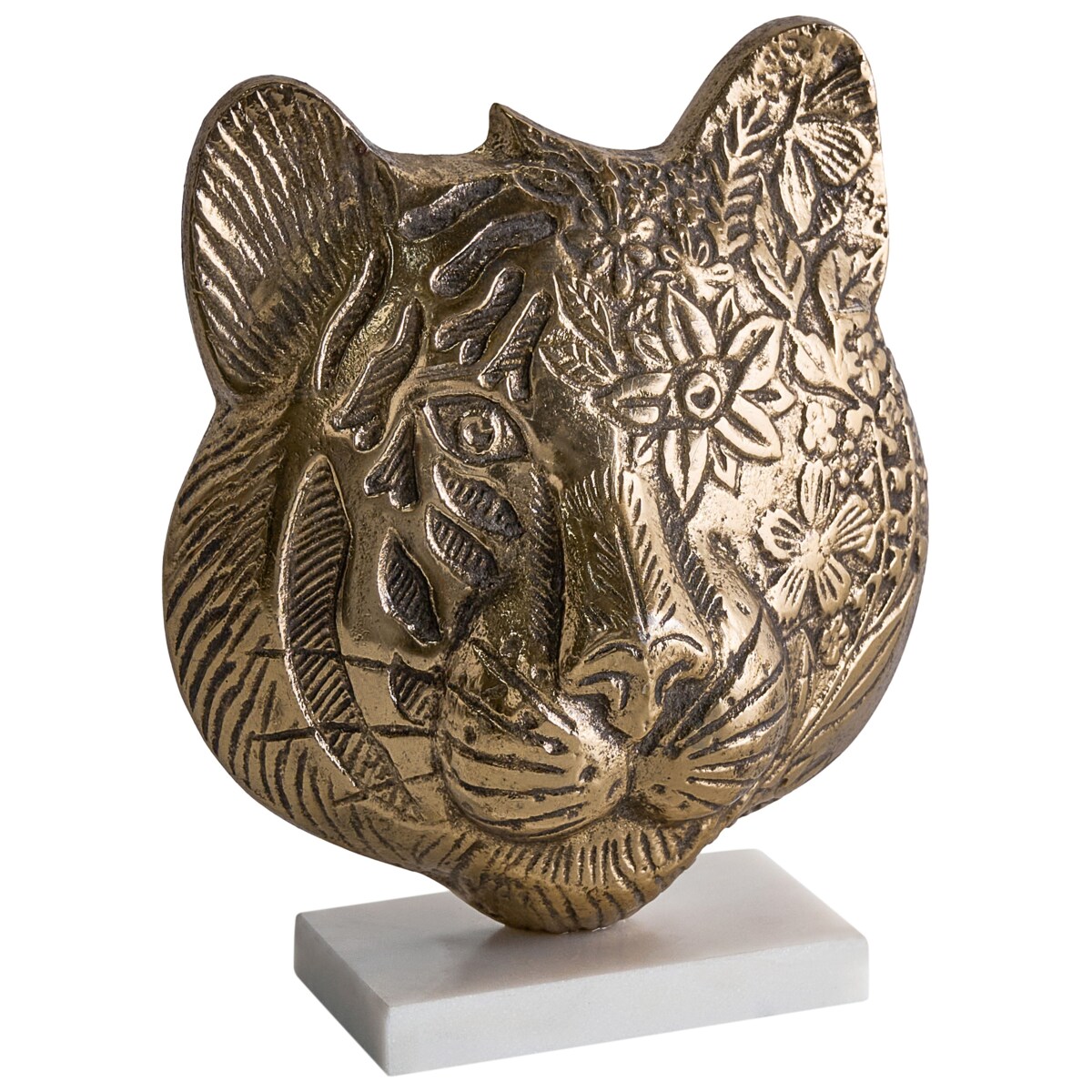 Figurka dekoracyjna Tygrys BROVA Metal Złoty