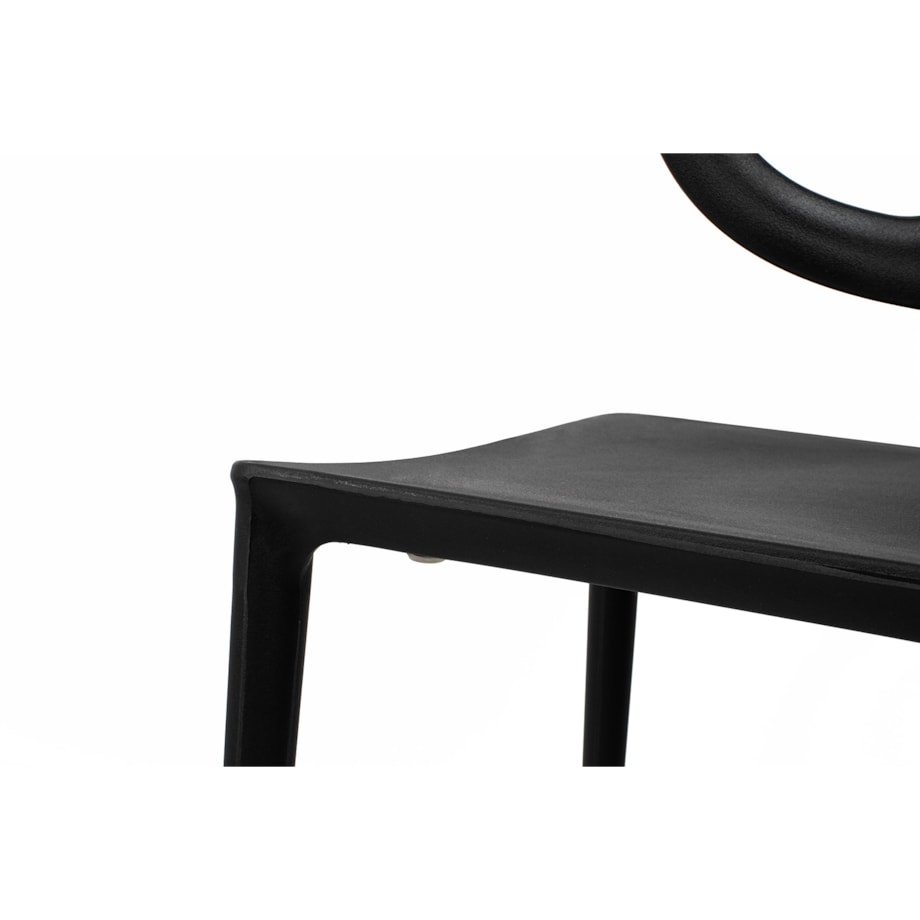 Krzesło MARCUS KH010100930 profilowane oparcie czarne