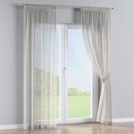 Zasłona na taśmie marszczącej 1 szt. 130x245 beżowy