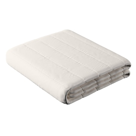 Narzuta pikowana w pasy 130x210 jasnobeżowy