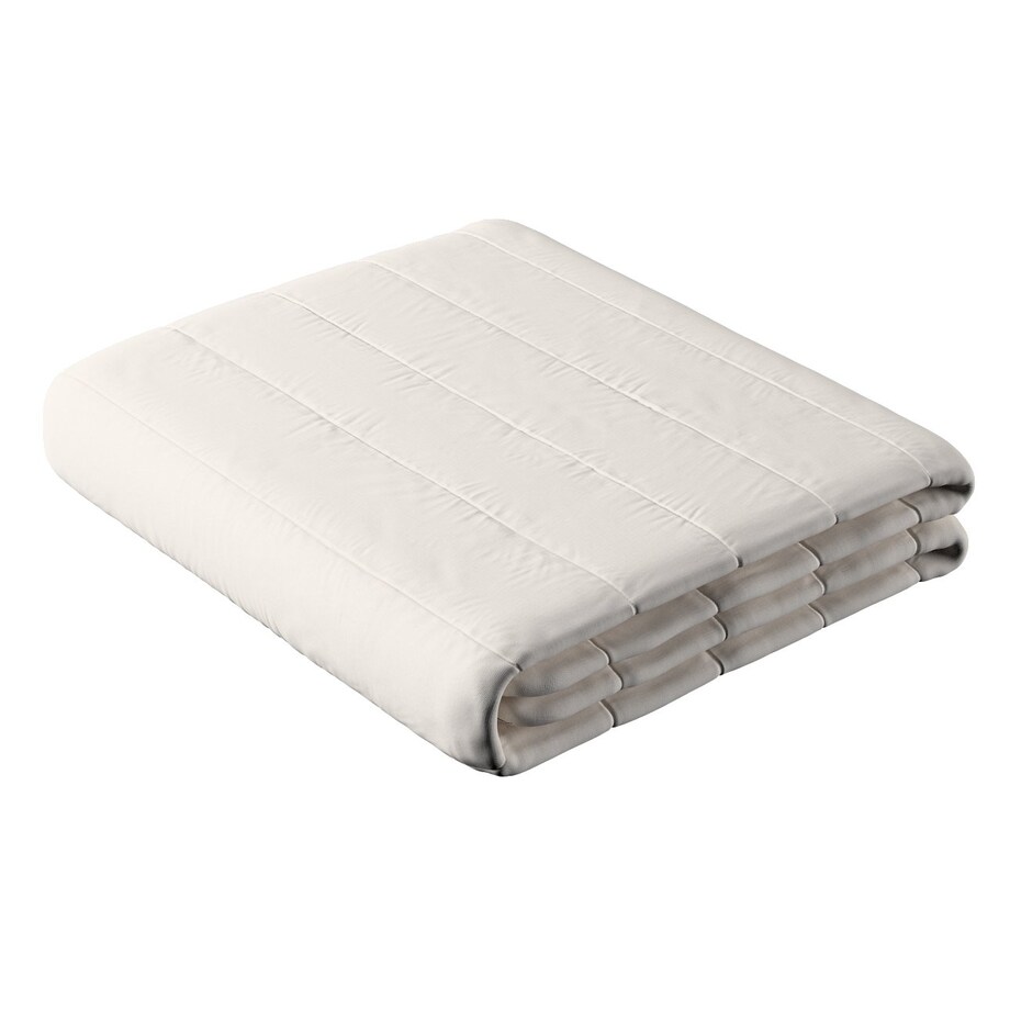 Narzuta pikowana w pasy 130x210 jasnobeżowy