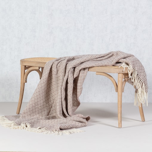 Pled Zelandia 140x200cm silver beige, 140 x 200 cm