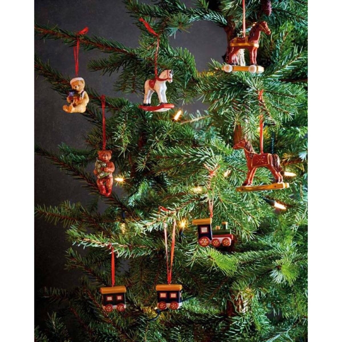 Ozdoby na choinkę 3 szt. Misie Nostalgic Ornaments, 5.6 cm, Villeroy & Boch