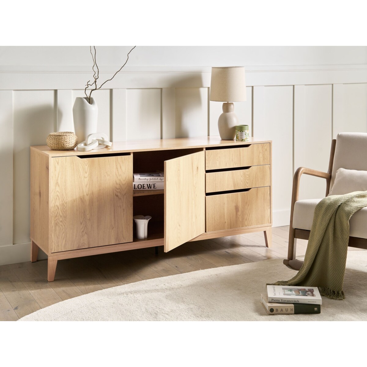 Szafka 2-drzwiowa MONCTON Jasnobrązowy