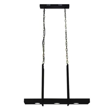 Rustykalna LAMPA zwieszana TRAY 105780 Markslojd metalowa OPRAWA wisząca zwis LED 9W 3000K na łańcuchu belka czarna