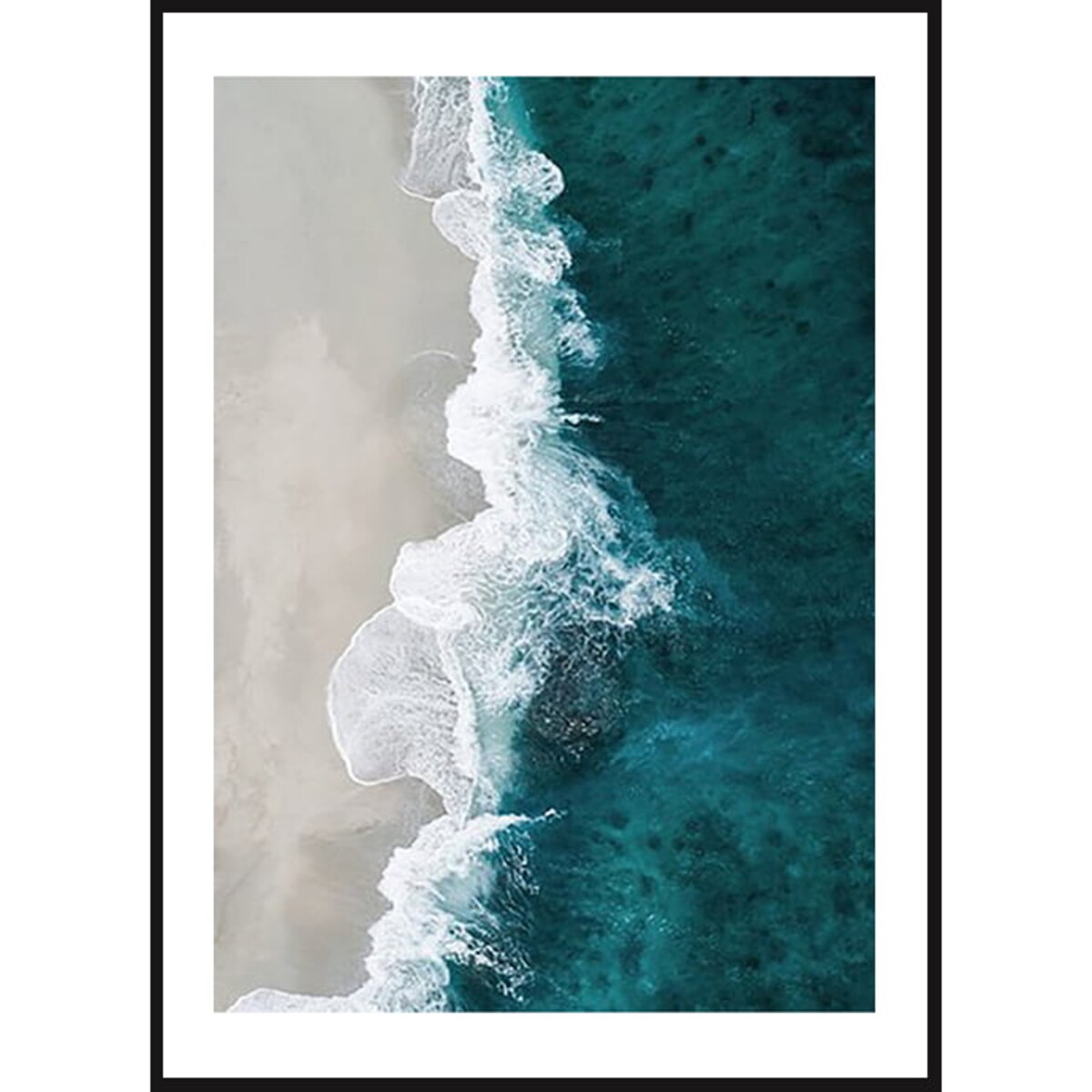 Poster Story, Plakat, Obraz - Morze z Lotu Ptaka, wymiary 30 x 42 cm