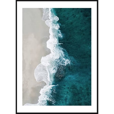 Poster Story, Plakat, Obraz - Morze z Lotu Ptaka, wymiary 30 x 42 cm