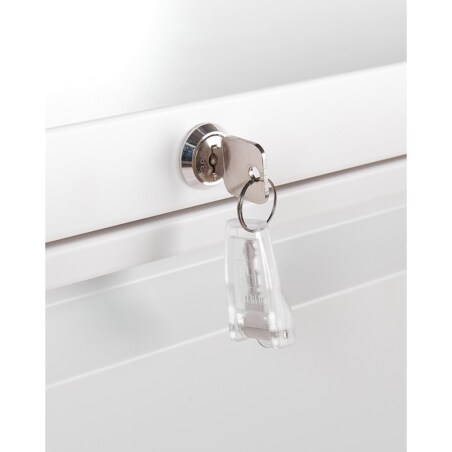 Szafka biurowa metalowa biała HALITE