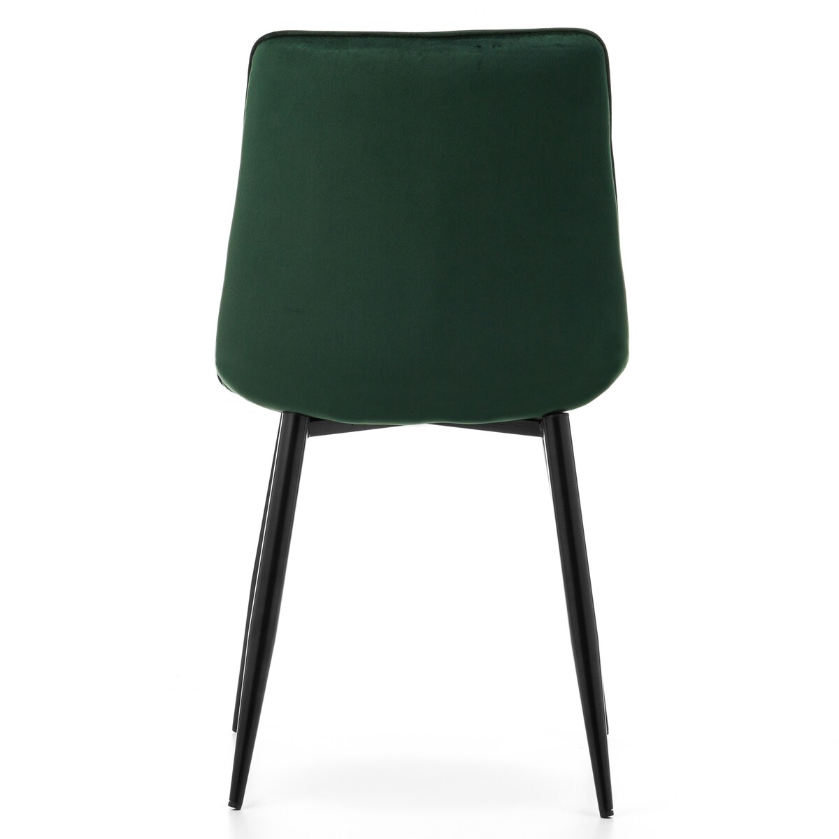 Krzesło tapicerowane welurowe CHIC velvet zielony do salonu jadalni