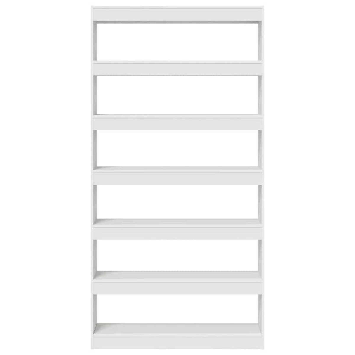 vidaXL Szafka na książki Biały Materiał drewnopochodny