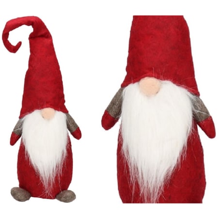 Skrzat Krasnal Mikołaj Gnom Świąteczny Duży 45Cm