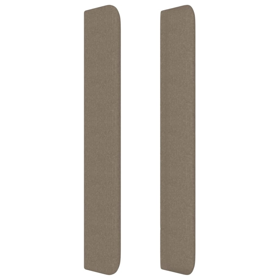 vidaXL Zagłówek uszak, taupe, 93x16x118/128 cm, tkanina