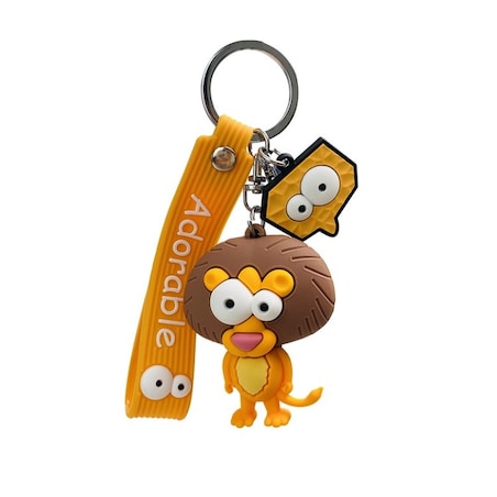 Brelok do kluczy lew pomarańczowy BRL311