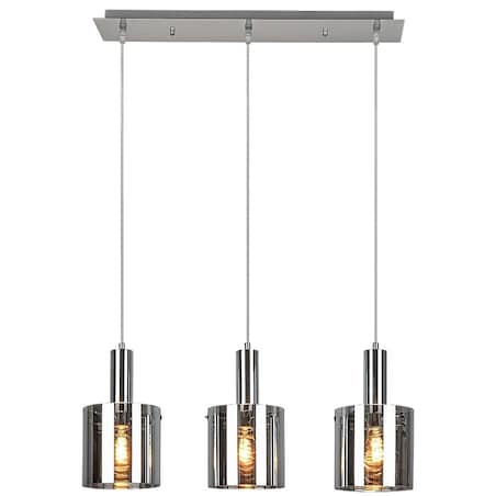 Kaskada LAMPA wisząca DONATI 5250 Rabalux loftowy zwis na listwie do kuchni chrom