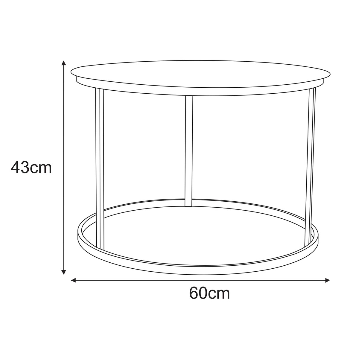 Meble dekoracyjne KS-40 KOMPLET STOLIKÓW z serii KAJA HOME