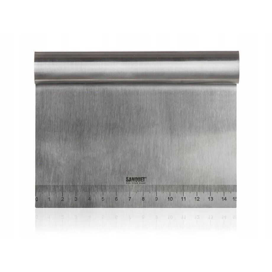 SZPATUŁKA SZATKOWNICA KUCHENNA 15cm metalowa pomocnik do ciasta gotowania