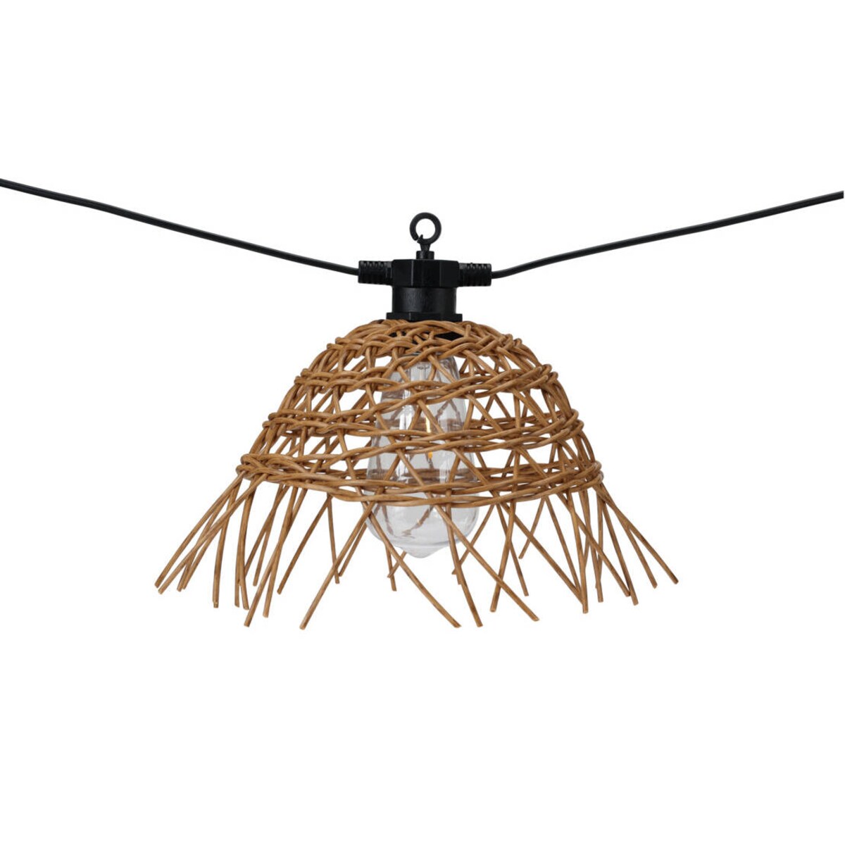 Rattanowy łańcuch świetlny, 6 lampek