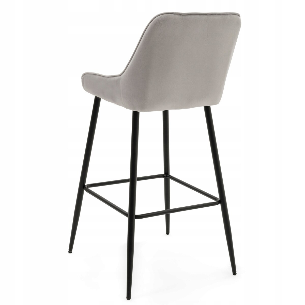 Hoker tapicerowany welurowy do salonu jadalni barowy glamour PASSO