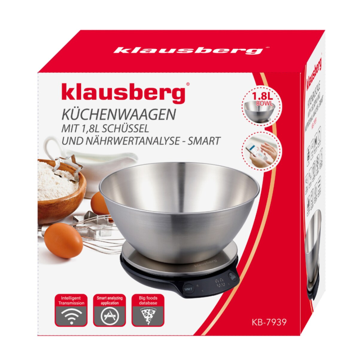 Klausberg elektroniczna waga kuchenna 64477