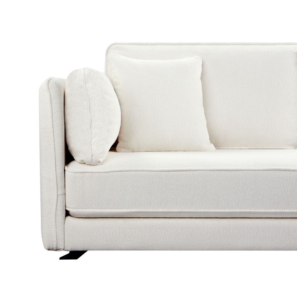 Narożnik boucle lewostronny złamana biel ALTAN